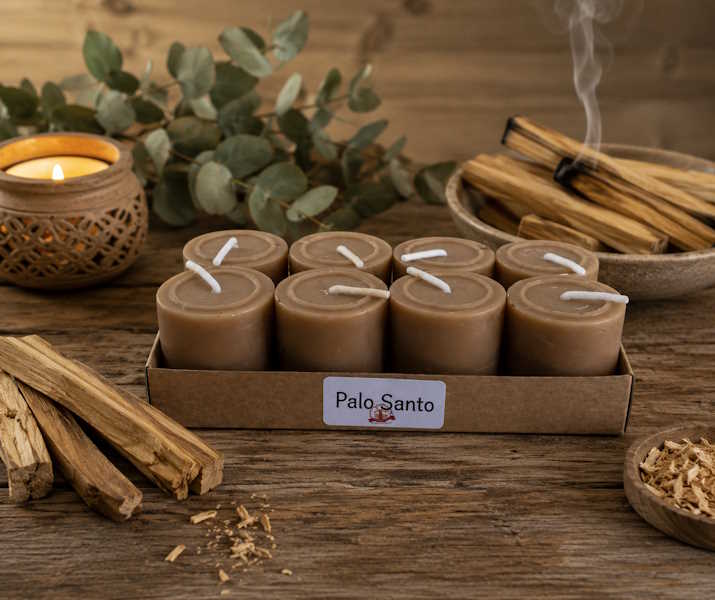 Velas aroma Palo Santo